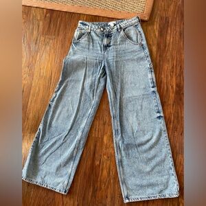 Forever 21 Vintage-Wash Straight Leg Carpenter Jeans- Size 26- EUC!